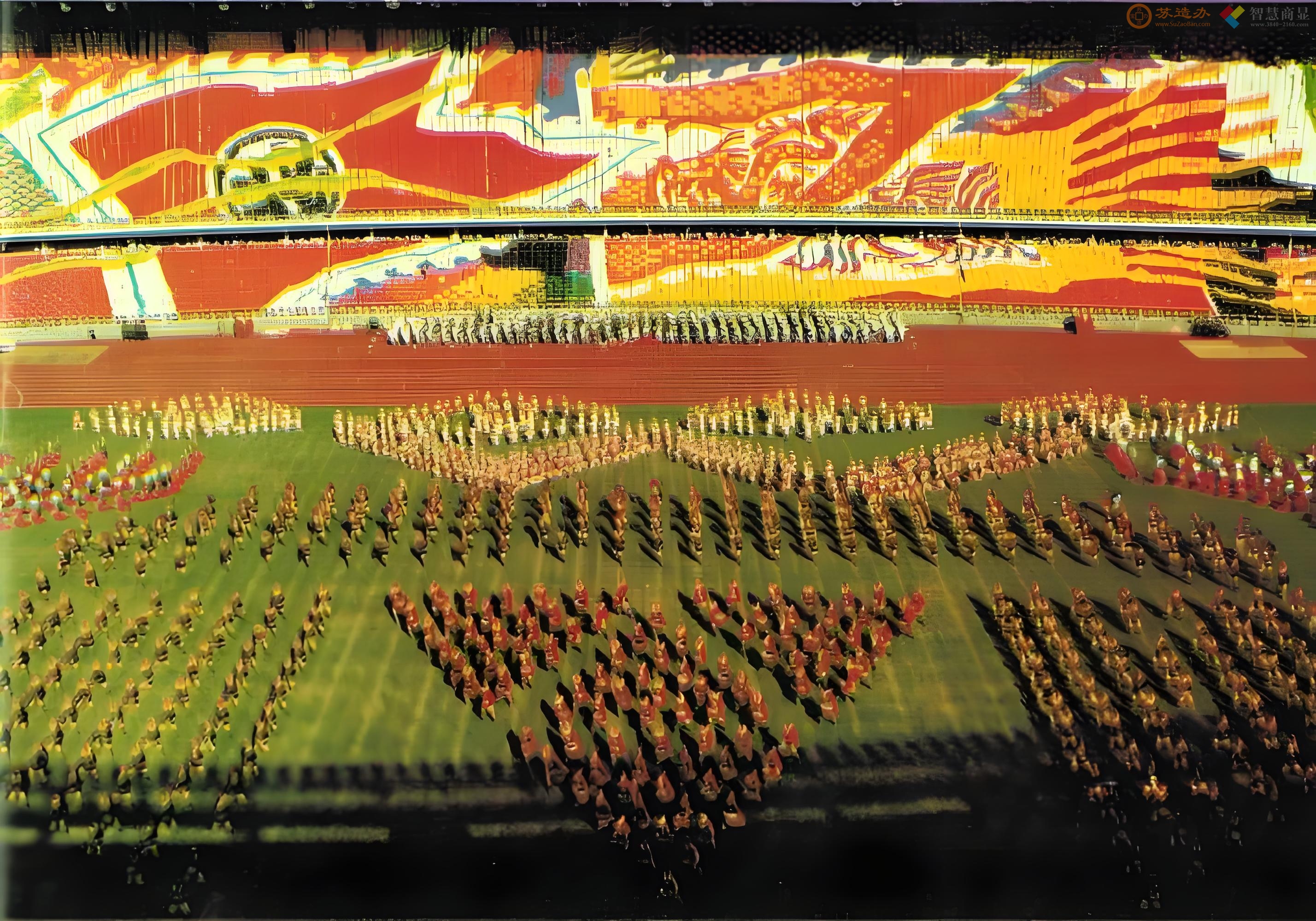 亚运故事会丨花式跳伞开场，威风锣鼓震天，北京亚运会开幕式，大型团体操的巅峰